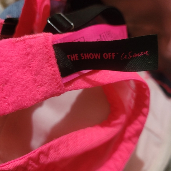 La Senza 'The Show Off' Lace Push-Up Bra in Vibrant Pink 34D - Picture 4 of 4